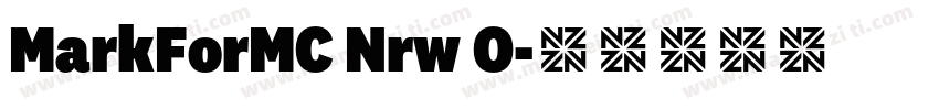 MarkForMC Nrw O字体转换